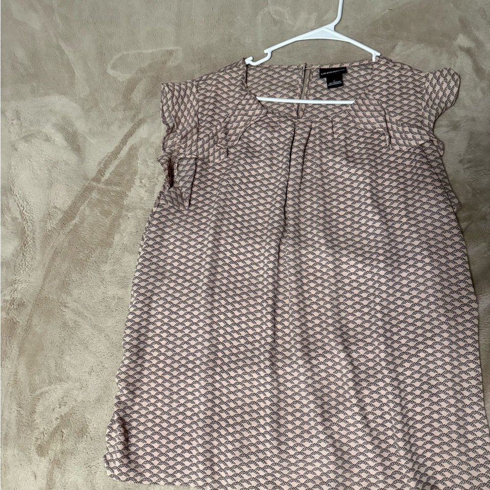 Liz Claiborne Pink Patterned Blouse